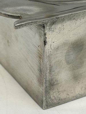 Lot 28 - A Liberty & Co. pewter desk clock