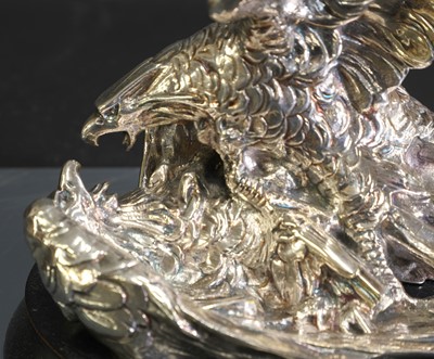 Lot 83 - An Austrian Art Deco silvered bronze centrepiece
