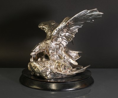 Lot 83 - An Austrian Art Deco silvered bronze centrepiece