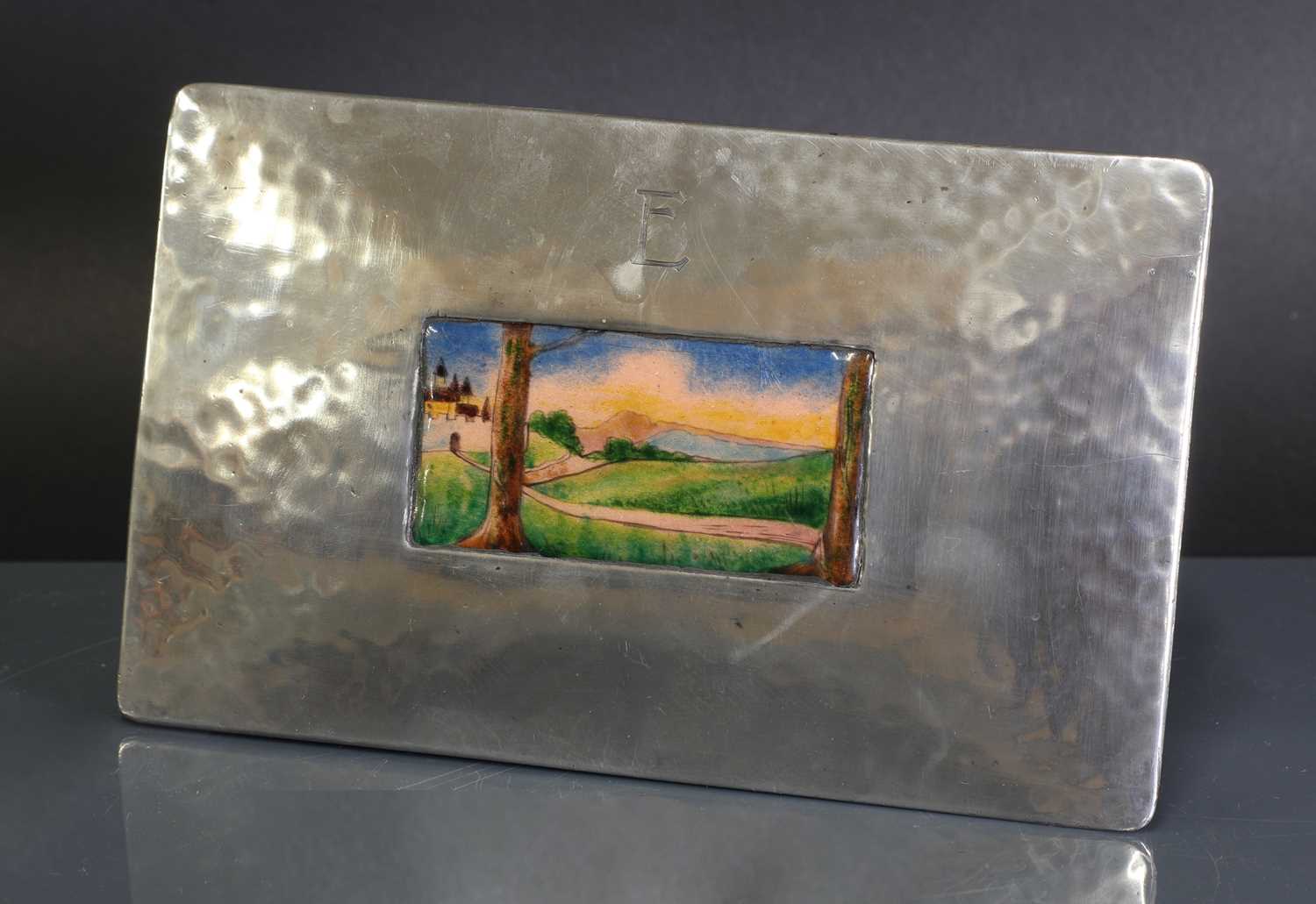 Lot 27 - A Liberty Tudric pewter jewellery box