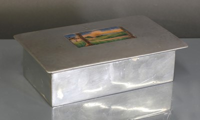 Lot 27 - A Liberty Tudric pewter jewellery box