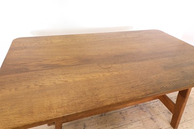 Lot 34 - A Cotswold oak refectory table