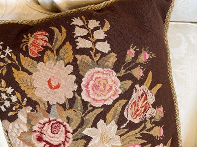 Lot 37 - A group of six needlepoint cushions