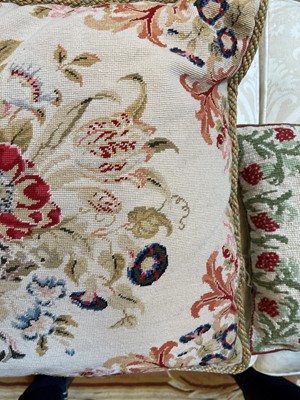 Lot 37 - A group of six needlepoint cushions
