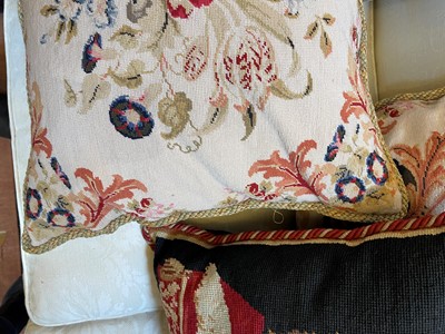 Lot 37 - A group of six needlepoint cushions