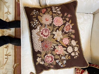 Lot 37 - A group of six needlepoint cushions