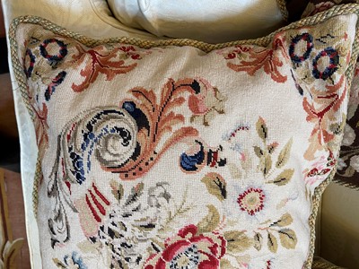 Lot 37 - A group of six needlepoint cushions