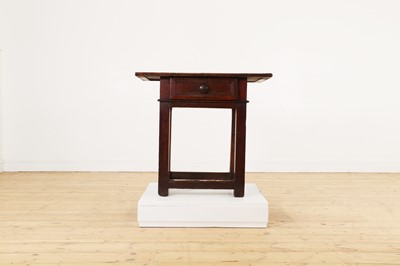 Lot 8 - A walnut side table