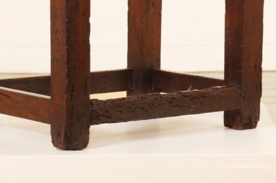 Lot 8 - A walnut side table