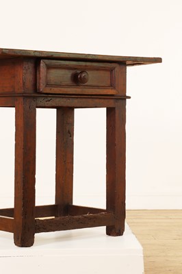Lot 8 - A walnut side table
