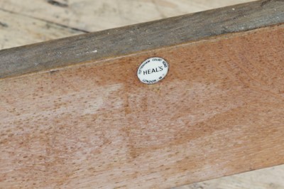 Lot 36 - An Heal & Son oak double bed frame