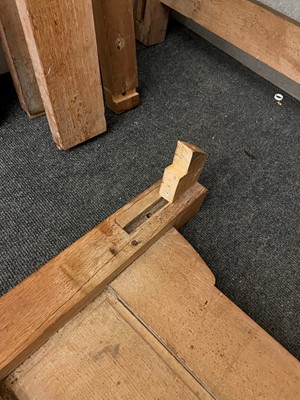 Lot 36 - An Heal & Son oak double bed frame