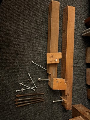Lot 36 - An Heal & Son oak double bed frame