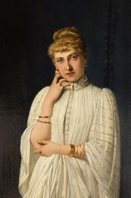 Lot 121 - Auguste Toulmouche (French,  1829-1890)