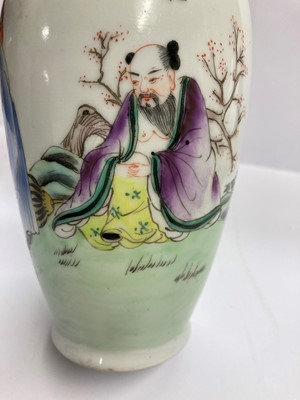 Lot 211 - Two Chinese porcelain vases