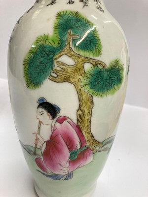 Lot 211 - Two Chinese porcelain vases