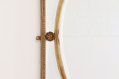 Lot 492 - A Louis XVI-style giltwood and gesso mirror