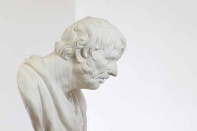 Lot 2 - A large plaster bust of the Pseudo-Seneca