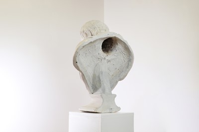 Lot 2 - A large plaster bust of the Pseudo-Seneca