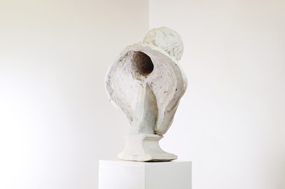 Lot 2 - A large plaster bust of the Pseudo-Seneca