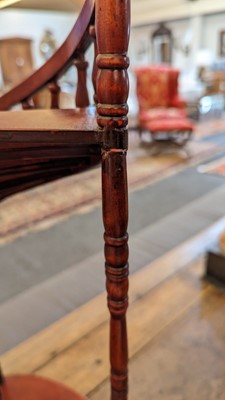 Lot 23 - Two wooden architectural models of staircases