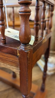 Lot 23 - Two wooden architectural models of staircases