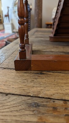 Lot 23 - Two wooden architectural models of staircases
