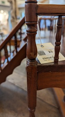 Lot 23 - Two wooden architectural models of staircases