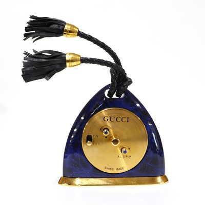 Lot 354 - A Gucci desk alarm clock