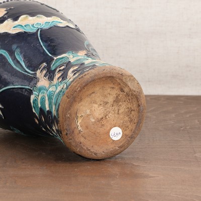 Lot 28 - A Chinese fahua-glazed meiping
