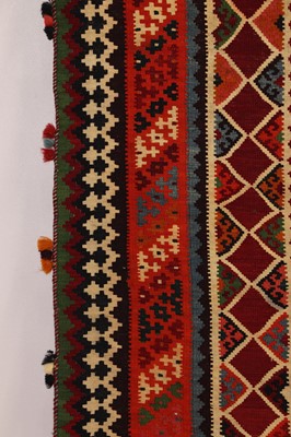 Lot 97 - A Persian Qashqai kilim rug