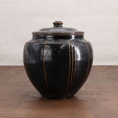 Lot 27 - A Chinese stoneware jar and cover