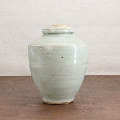 Lot 35 - A Chinese qingbai-glazed jar
