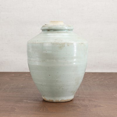 Lot 35 - A Chinese qingbai-glazed jar