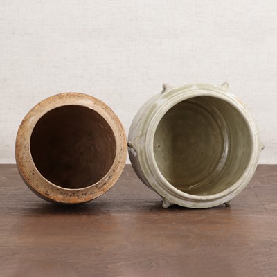 Lot 45 - A Korean celadon jar and cover