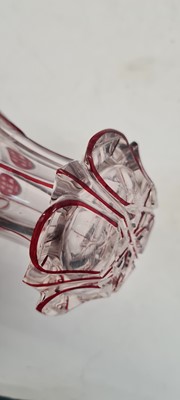 Lot 218 - A collection of Bohemian cased and flashed glass drinking vessels