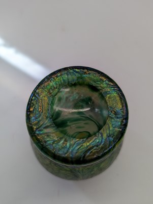 Lot 224 - A group of Bohemian iridescent glass vases