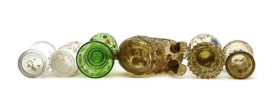 Lot 223 - A collection of Bohemian enamelled glassware