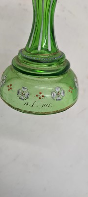 Lot 223 - A collection of Bohemian enamelled glassware