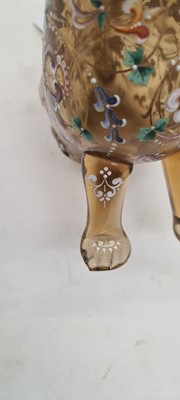 Lot 223 - A collection of Bohemian enamelled glassware