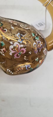 Lot 223 - A collection of Bohemian enamelled glassware