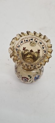 Lot 223 - A collection of Bohemian enamelled glassware