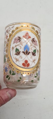 Lot 223 - A collection of Bohemian enamelled glassware