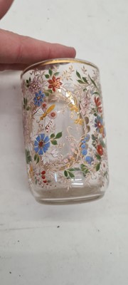 Lot 223 - A collection of Bohemian enamelled glassware