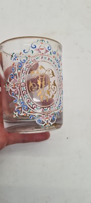Lot 223 - A collection of Bohemian enamelled glassware