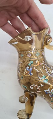 Lot 223 - A collection of Bohemian enamelled glassware