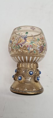 Lot 223 - A collection of Bohemian enamelled glassware