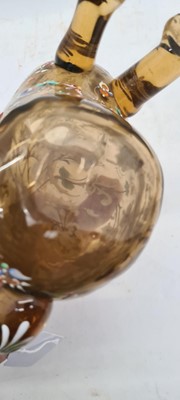 Lot 223 - A collection of Bohemian enamelled glassware