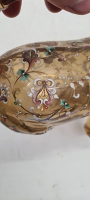 Lot 223 - A collection of Bohemian enamelled glassware