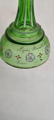 Lot 223 - A collection of Bohemian enamelled glassware
